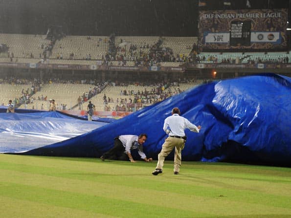 KKR-DC match abandoned due to poor outfield KKR-DC match abandoned due to poor outfield