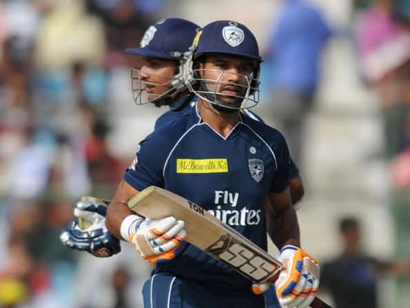 Dhawan, Sangakkara fire Deccan Chargers to 196 against Rajasthan Royals in IPL 2012 Dhawan, Sangakkara fire Deccan Chargers to 196 against Rajasthan Royals in IPL 2012