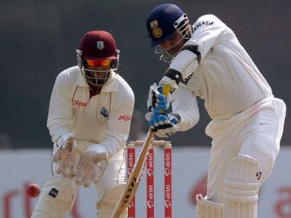 India lose Sehwag early after polishing Windies for 590 India lose Sehwag early after polishing Windies for 590