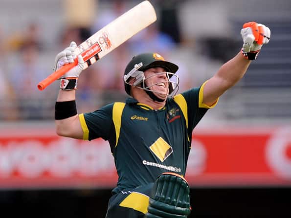 Warner ton propels Australia to huge total in first CB Series final against Sri Lanka Warner ton propels Australia to huge total in first CB Series final against Sri Lanka