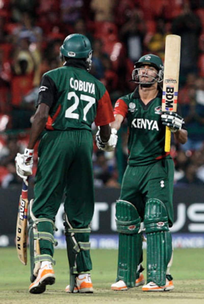 Australia prevail against fighting Kenya