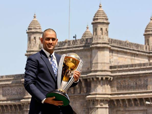 Dhoni shaves head after scripting World Cup glory Dhoni shaves head after scripting World Cup glory