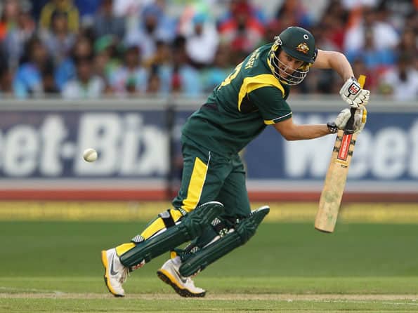 David Hussey, Matthew Wade half-centuries propel Australia to 216 for five David Hussey, Matthew Wade half-centuries propel Australia to 216 for five