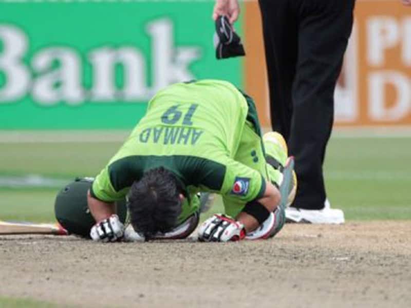 Shehzad s attacking century helps Pakistan post 268 for 9