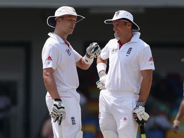 Jonathan Trott, Andrew Strauss slam tons for England in practice match Jonathan Trott, Andrew Strauss slam tons for England in practice match