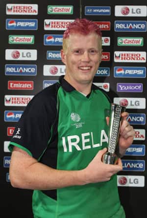 Thanks to Kevin O'Brien, Ireland celebrate an early St Patrick's Day! Thanks to Kevin O'Brien, Ireland celebrate an early St Patrick's Day!