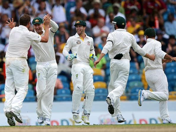 Australia in command as West Indies falter in first innnings at Roseau Australia in command as West Indies falter in first innnings at Roseau