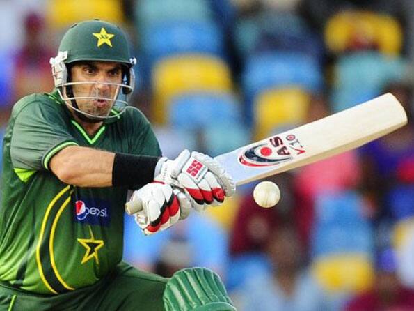 Pakistan's Misbah hits century in warm-up match