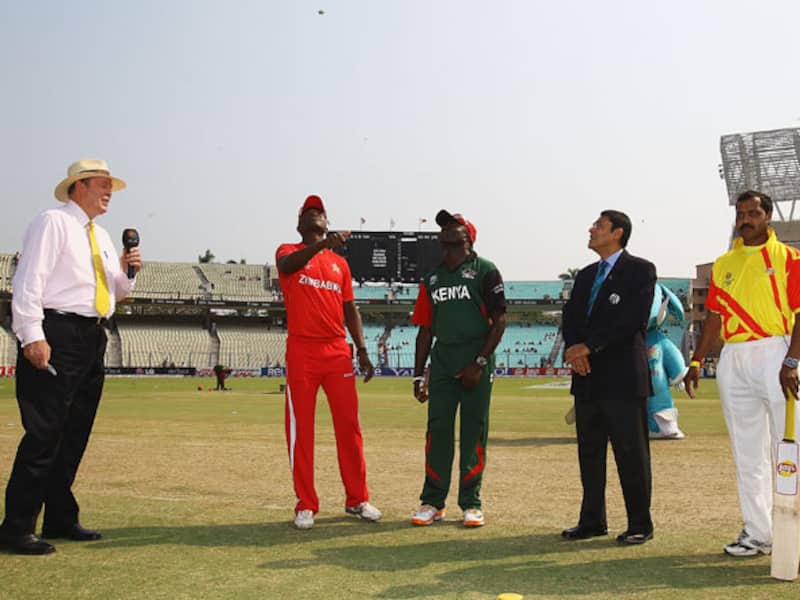 Zimbabwe win toss, elect to bat against Kenya