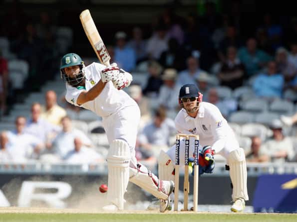 Hashim Amla's half century takes South Africa to respectable total on day three Hashim Amla's half century takes South Africa to respectable total on day three