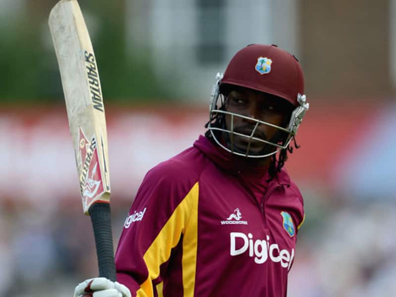 Chris Gayle, Keiron Pollard strike half-centuries to guide West Indies to 209