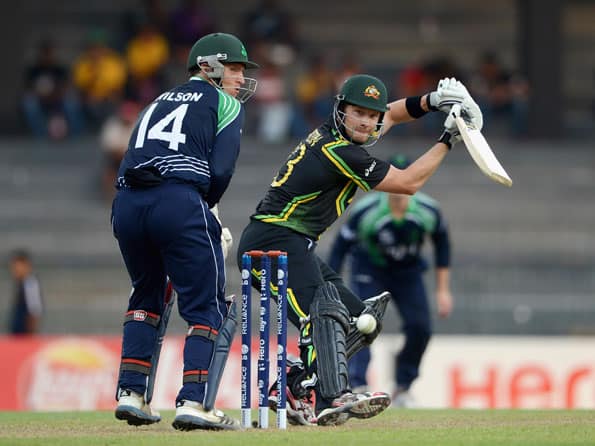 ICC T20 World Cup 2012: Shane Watson half-century helps Australia crush minnows Ireland ICC T20 World Cup 2012: Shane Watson half-century helps Australia crush minnows Ireland