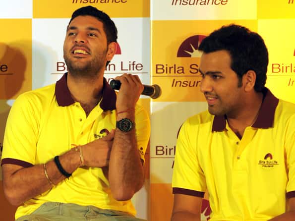IPL 2012: Yuvraj Singh was the first to congratulate me, says Rohit Sharma IPL 2012: Yuvraj Singh was the first to congratulate me, says Rohit Sharma