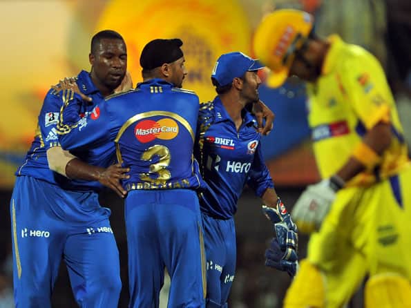 Mumbai Indians bundle out Chennai Super Kings for 112 in IPL 2012 opening match 