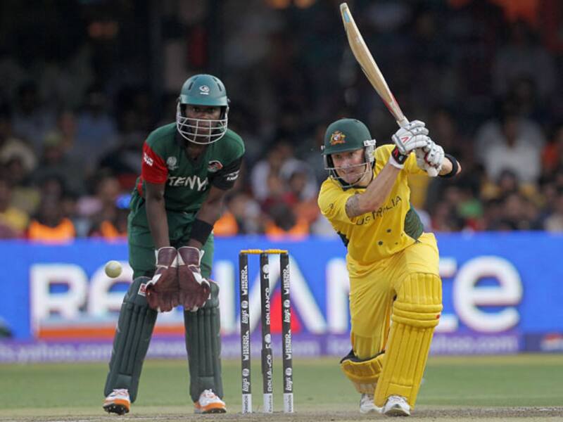 Australia post mammoth 324 against Kenya