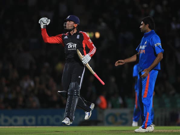 England beat India by three wickets in third ODI England beat India by three wickets in third ODI