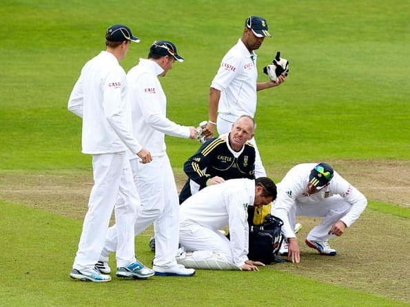 Mark Boucher not wearing helmet was surprising: Saba Karim