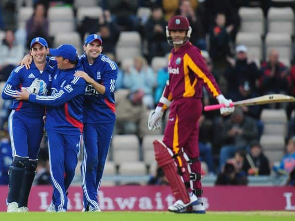 england west indies test match score