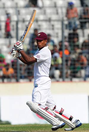 Powell, Chanderpaul recover West Indies innings against Bangladesh at tea Powell, Chanderpaul recover West Indies innings against Bangladesh at tea