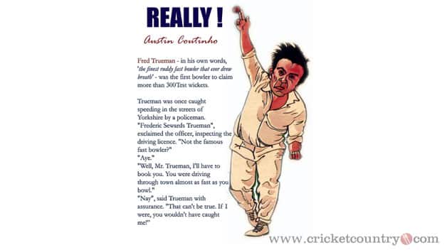 When Fred Trueman Copped It!