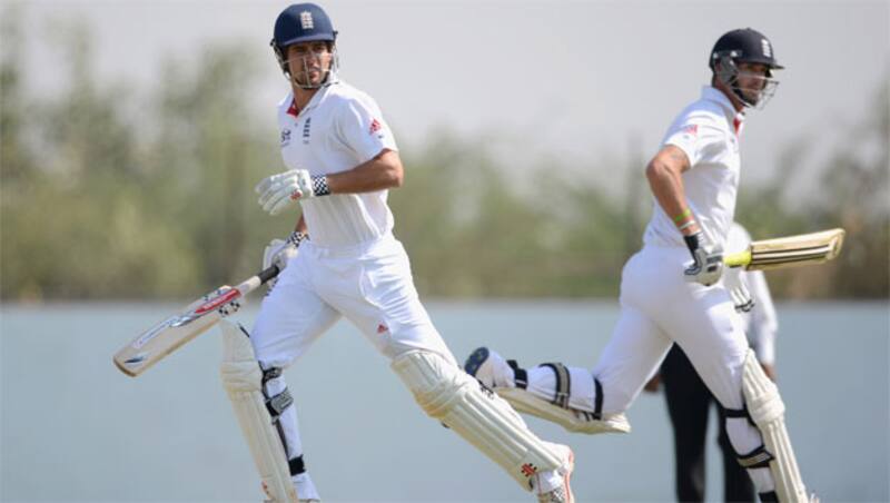 Alastair Cook and Kevin Pietersen fifties buoy England