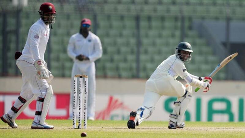 Shakib Al Hasan misses ton as Bangladesh reduce deficit in Khulna Test