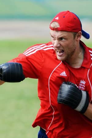Former England captain Andrew Flintoff serious about boxing as a career Former England captain Andrew Flintoff serious about boxing as a career
