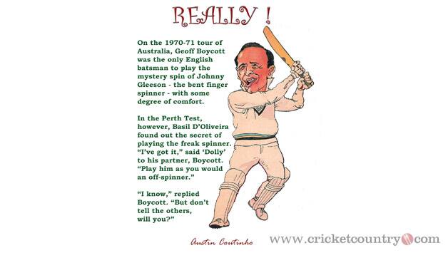 Geoff Boycott – the ultimate solo artist in a team game!