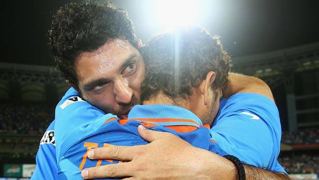Sachin Tendulkar wishes Yuvraj Singh on his 31st birthday Sachin Tendulkar wishes Yuvraj Singh on his 31st birthday