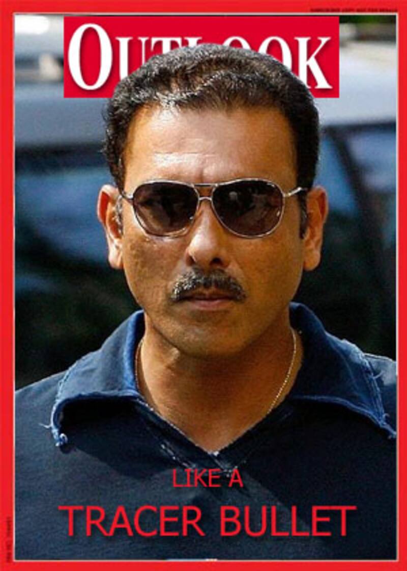 Outlook features Ravi Shastri on its cover after Imran Khan makes cover of Time