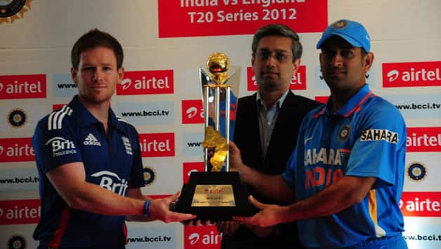 India-England T20 series trophy unveiled India-England T20 series trophy unveiled