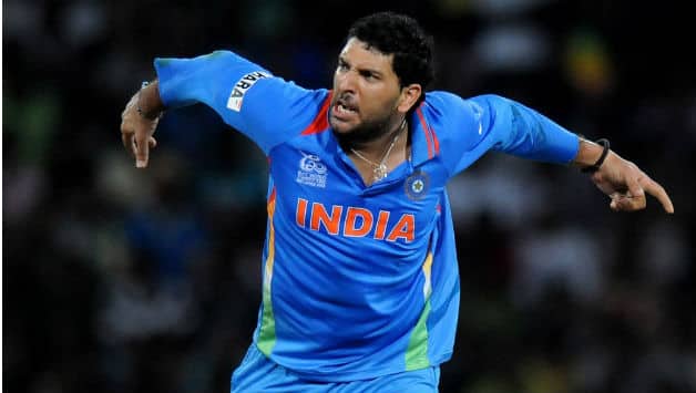 Yuvraj Singh's all-round performance guides India to victory against England in first T20 at Pune