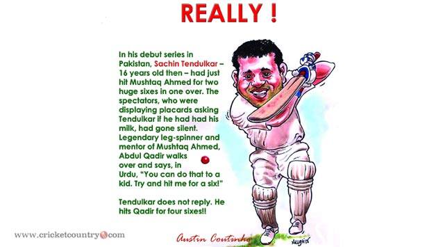 Sachin Tendulkar allows his bat to do the talking