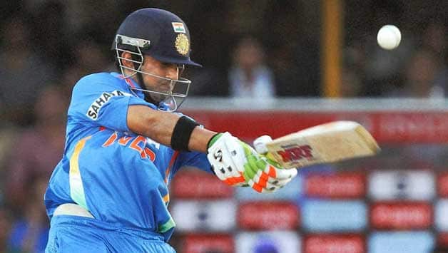 Gautam Gambhir bats at New Delhi nets ahead of second warm-up match against England Gautam Gambhir bats at New Delhi nets ahead of second warm-up match against England