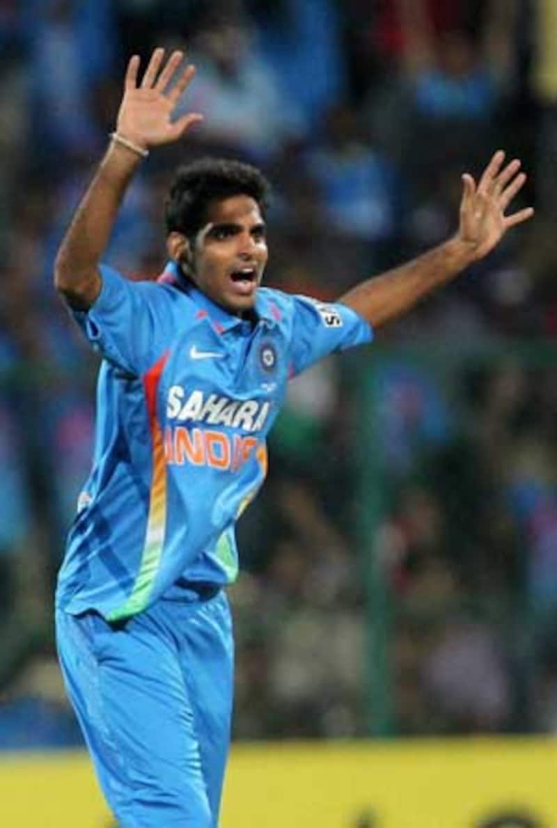 Bhuvneshwar Kumar only the second Indian to take a wicket with the first ball in ODIs