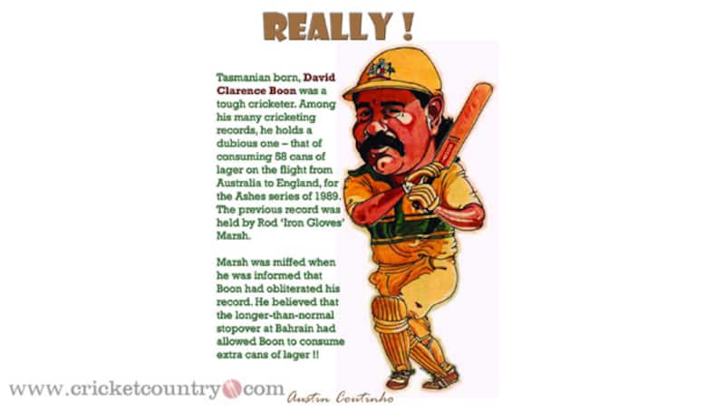 David Boon &acirc; Lager than life!