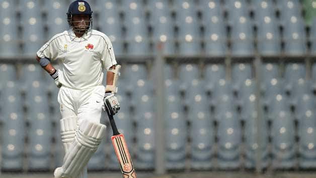 Ranji Trophy 2017 Sachin Tendulkar Fails To Convert Good Start As Ranji Trophy 2017 Sachin Tendulkar Fails To Convert Good Start As Mumbai End Day One On 199 6