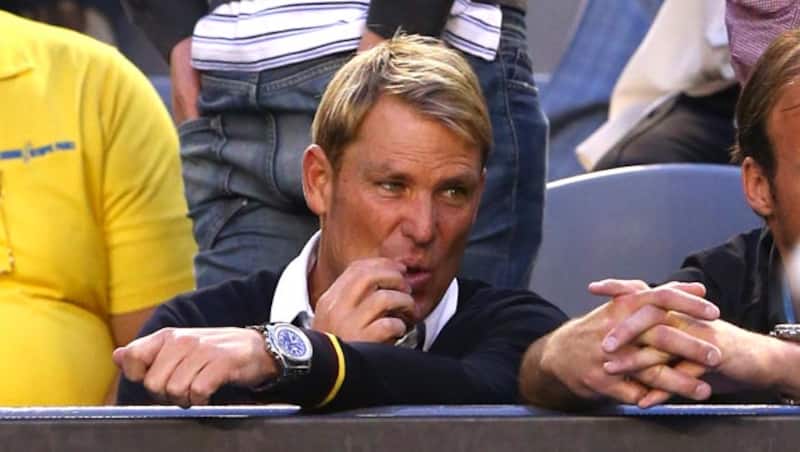 Shane Warne gets flak after posting semi-naked image on Twitter