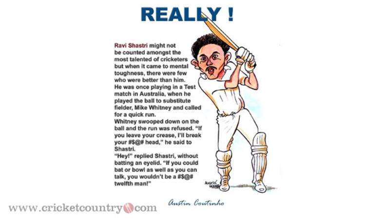 Ravi Shastri's fitting riposte to Mike Whitney!