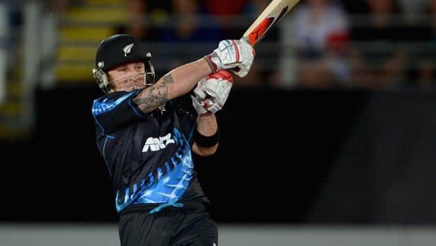 Brendon McCullum’s explosive innings helps New Zealand post 192 in 2nd T20