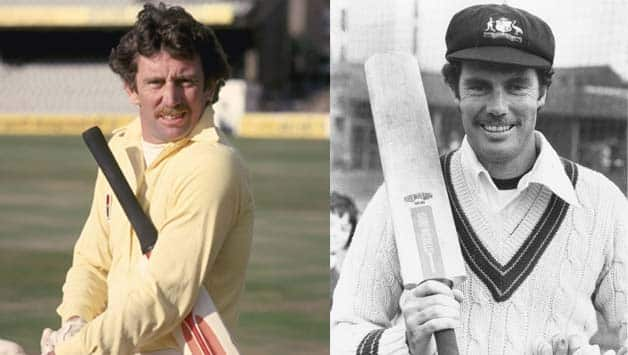 Brothers Ian Chappell and Greg Chappell score centuries in both innings of the same Test match