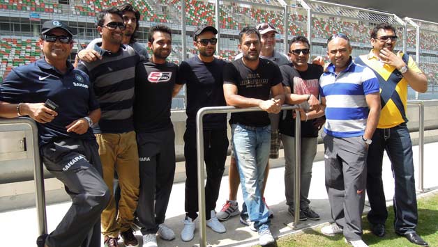 MS Dhoni, Sachin Tendulkar among players to spend time at Buddh International Circuit MS Dhoni, Sachin Tendulkar among players to spend time at Buddh International Circuit
