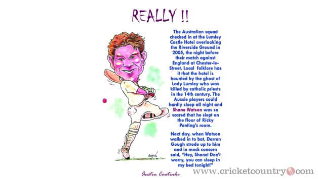 When Shane Watson was floored!