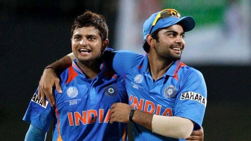 Suresh Raina, Virat Kohli in top 10 of ICC Player Rankings for T20 batsmen