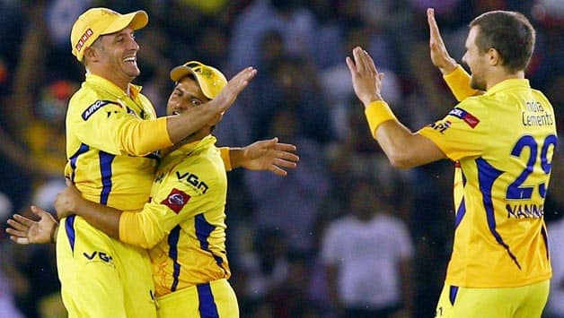 Dwayne Bravo claims three as Chennai Super Kings keep Kings XI Punjab to 138 Dwayne Bravo claims three as Chennai Super Kings keep Kings XI Punjab to 138