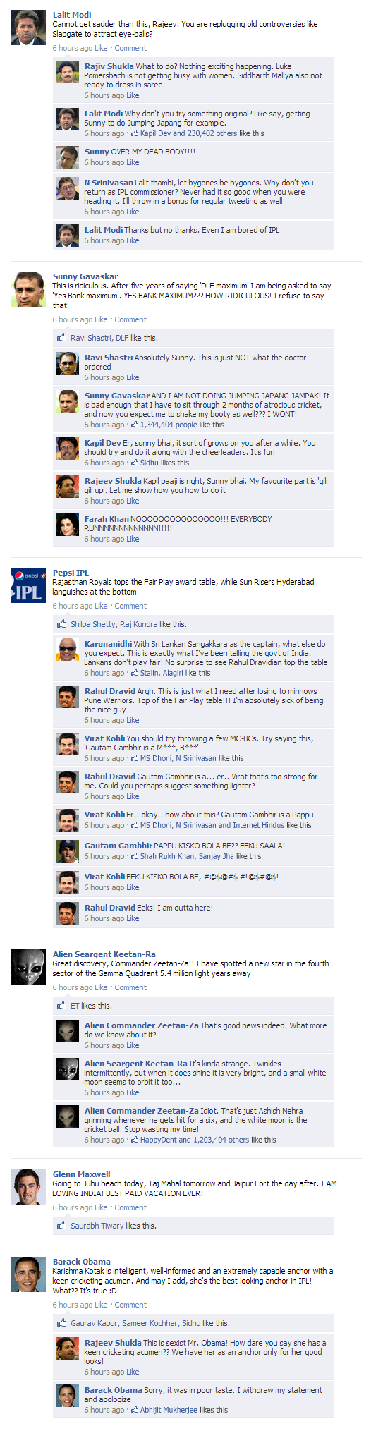 IPL 2013: Celeb, cricketers and politicians discuss slapgate and other issues IPL 2013: Celeb, cricketers and politicians discuss slapgate and other issues