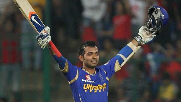 IPL: Rahane tears apart an attack comprising Zaheer, Muralitharan and Vettori to score a 58-ball hundred