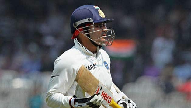 Sehwag used glasses during the Chennai Test without much succes