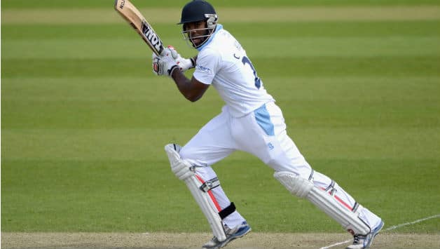 Derbyshire batsman falls 5 runs short of breaking club's 117-year-old record