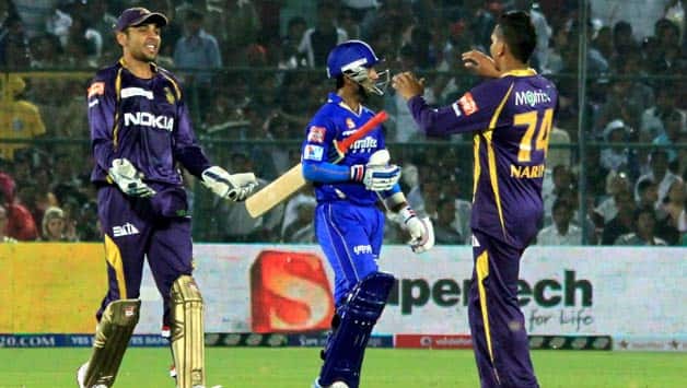 KKR vs RR Live IPL 2013 T20 Cricket score